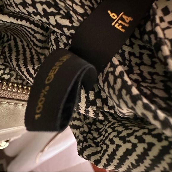 Rebecca Minkoff Mini M.A.C. Taupe + Gold Stud Crossbody and Clutch - Picture 10 of 10